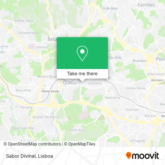 Sabor Divinal map