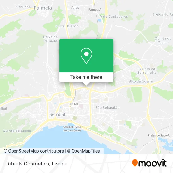 Rituals Cosmetics mapa