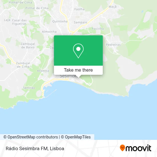 Rádio Sesimbra FM map