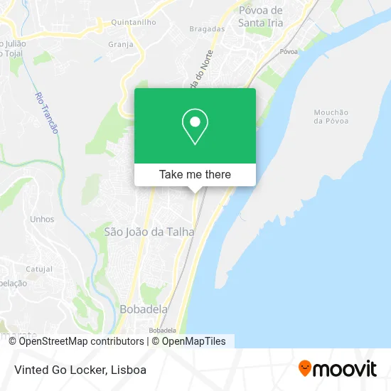 Vinted Go Locker map