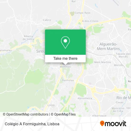 Colégio A Formiguinha map