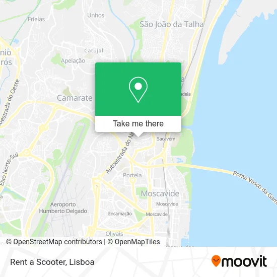 Rent a Scooter mapa
