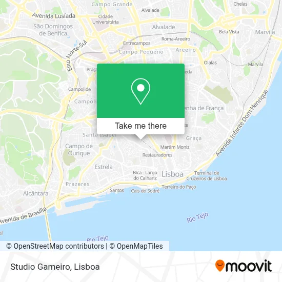 Studio Gameiro map