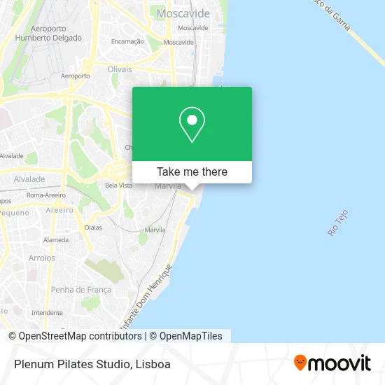 Plenum Pilates Studio map