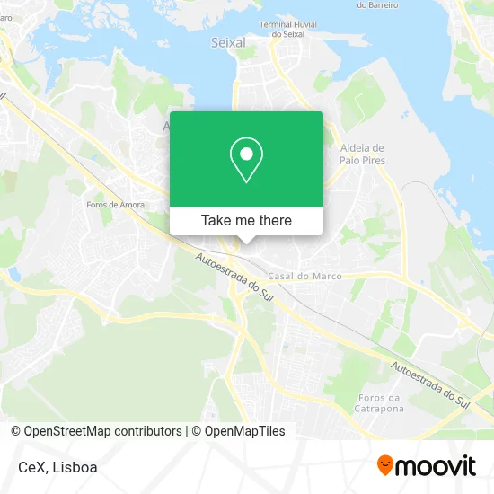 CeX map