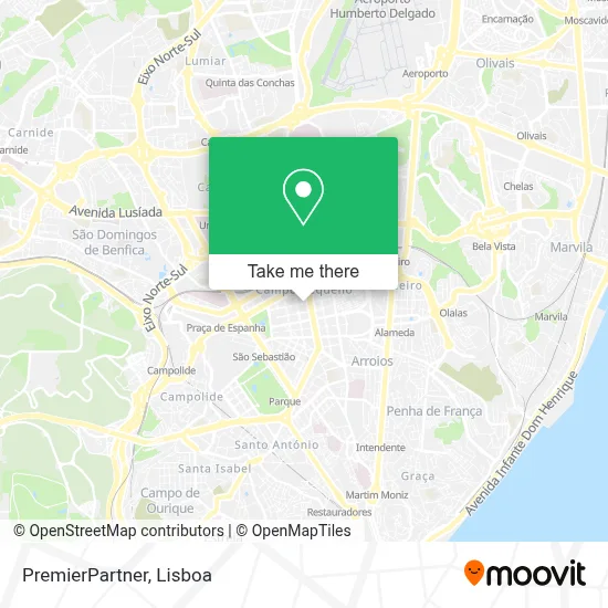PremierPartner map