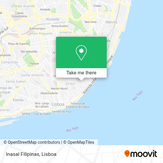 Inasal Filipinas map