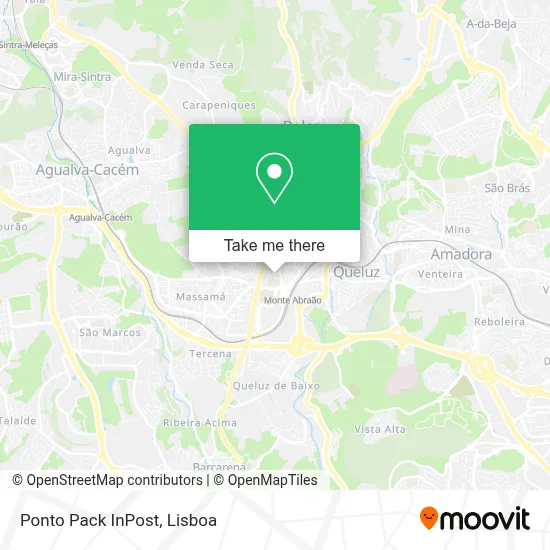 Ponto Pack InPost map