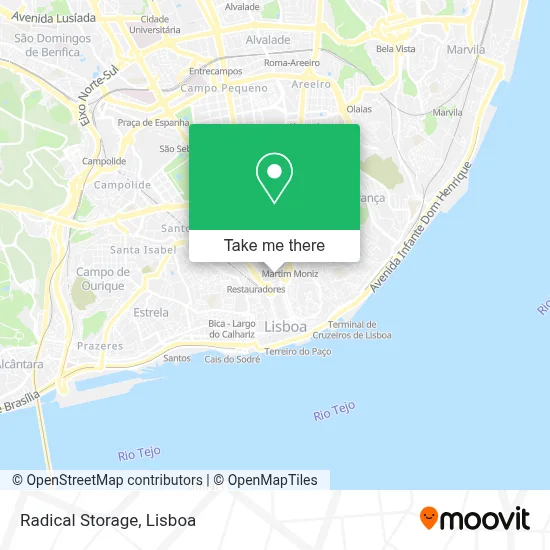Radical Storage map