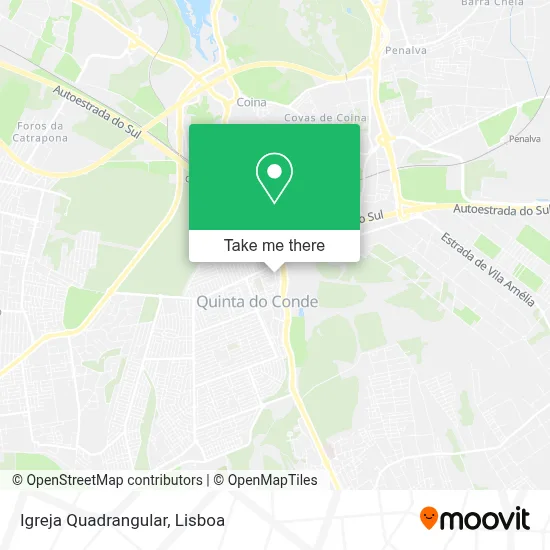 Igreja Quadrangular map