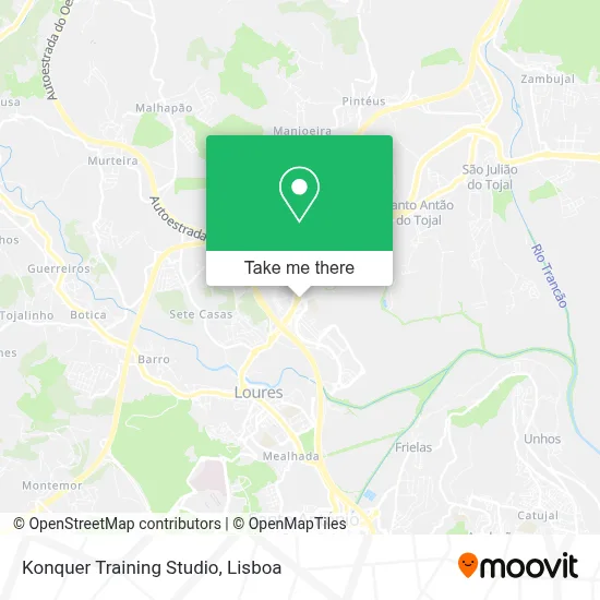 Konquer Training Studio map