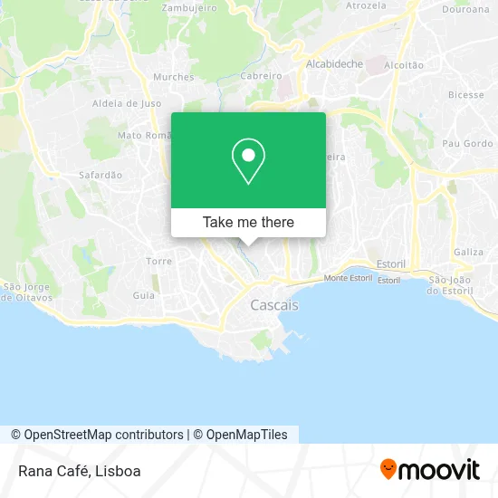 Rana Café map