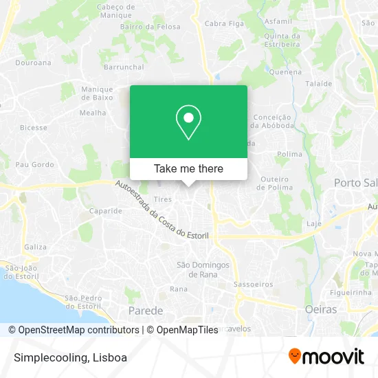 Simplecooling map