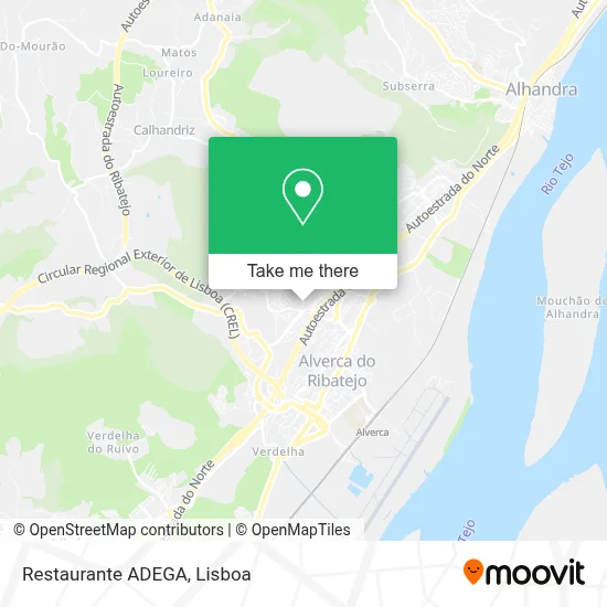 Restaurante ADEGA map
