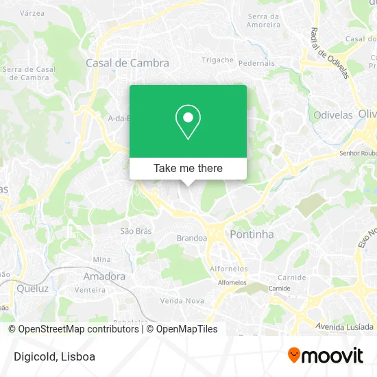 Digicold map