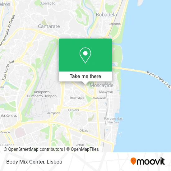 Body Mix Center map