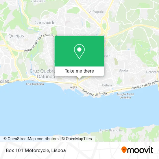 Box 101 Motorcycle map