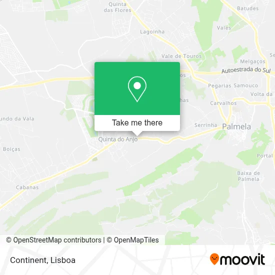 Continente map