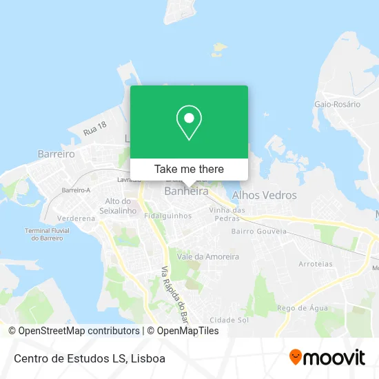 Centro de Estudos LS map