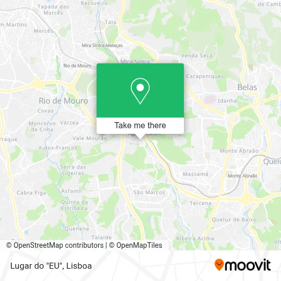 Lugar do "EU" map