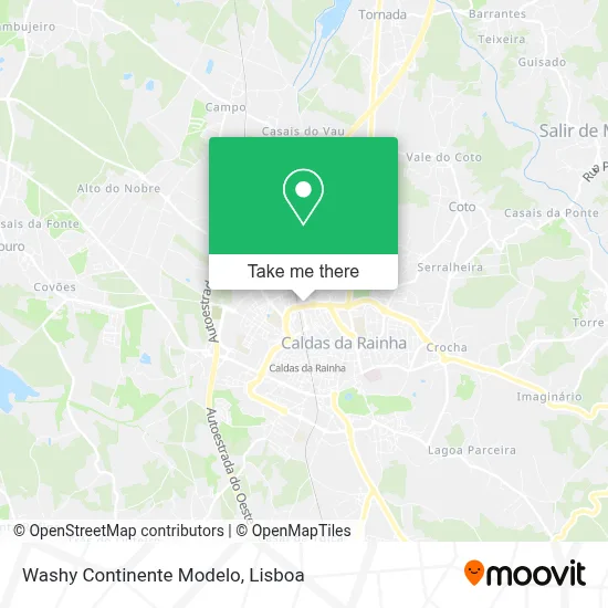 Washy Continente Modelo map