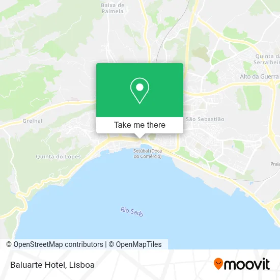 Baluarte Hotel map