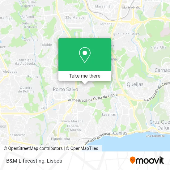 B&M Lifecasting map