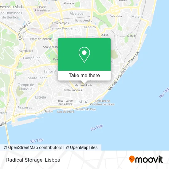 Radical Storage map