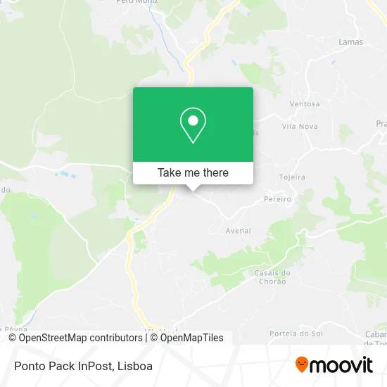 Ponto Pack InPost map