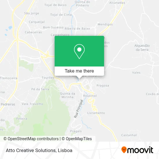 Atto Creative Solutions map