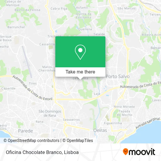 Oficina Chocolate Branco map