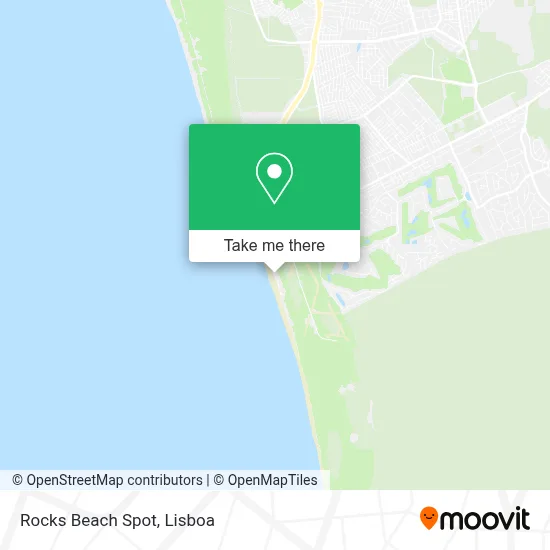 Rocks Beach Spot mapa