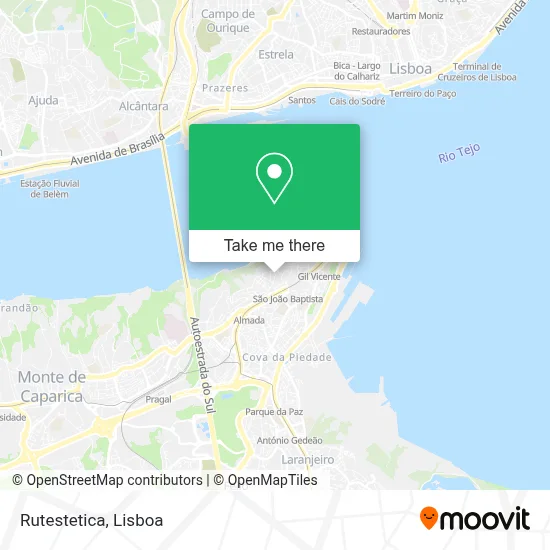 Rutestetica map