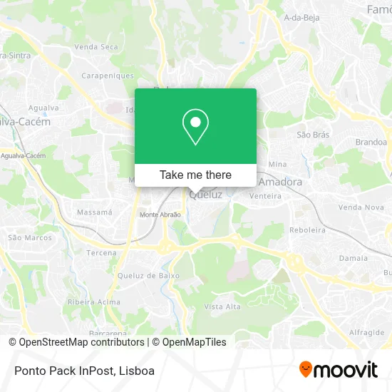 Ponto Pack InPost map