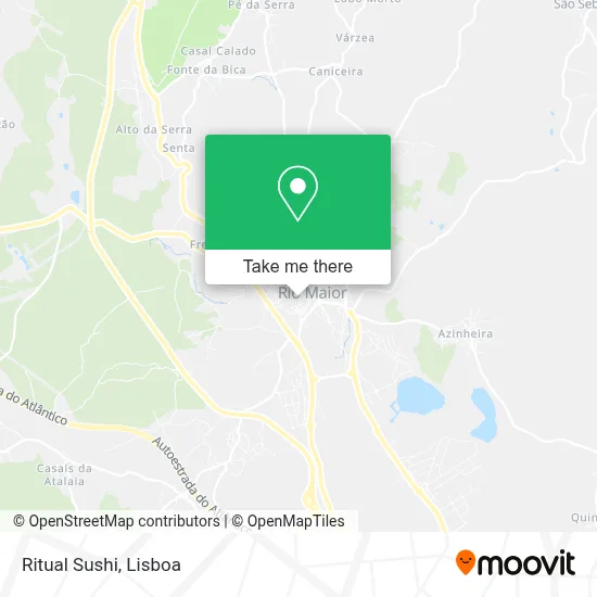 Ritual Sushi mapa