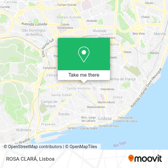 ROSA CLARÁ mapa