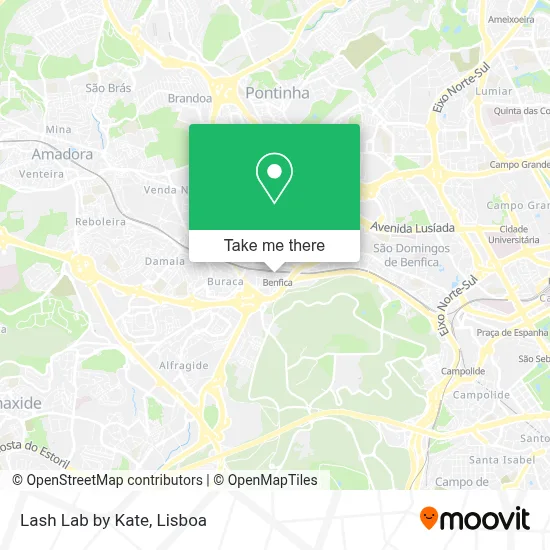 Lash Lab by Kate map