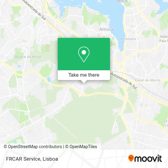 FRCAR Service map