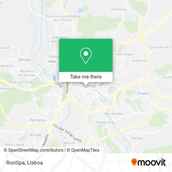 RoriSpa mapa