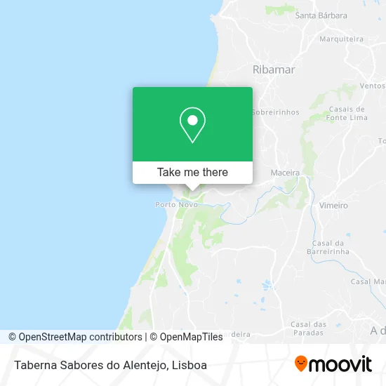Taberna Sabores do Alentejo map