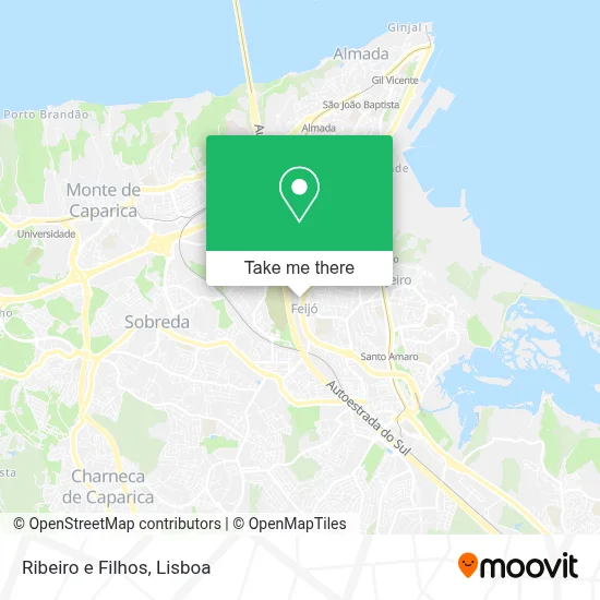 Ribeiro e Filhos mapa