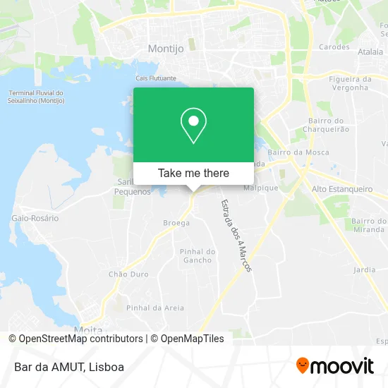 Bar da AMUT map