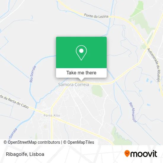 Ribagolfe mapa