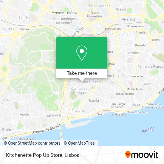 Kitchenette Pop Up Store map