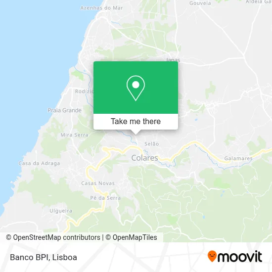 Banco BPI map