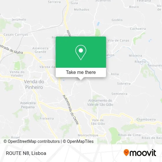 ROUTE N8 mapa
