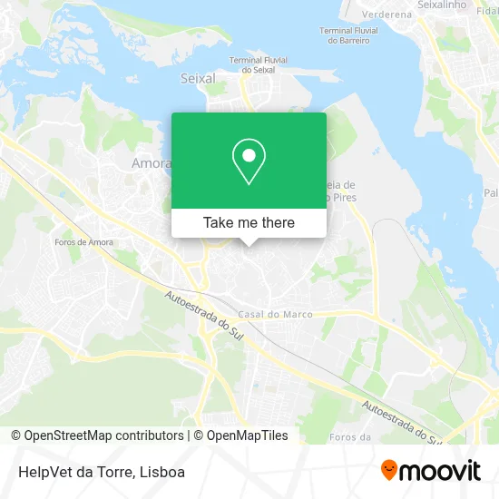 HelpVet da Torre map