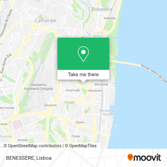 BENESSERE map