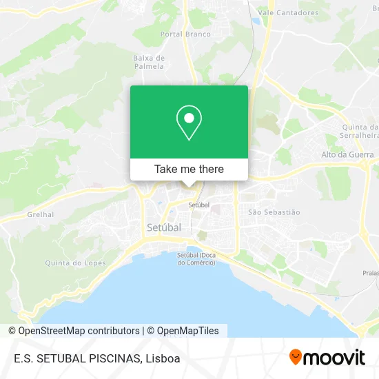 E.S. SETUBAL PISCINAS map