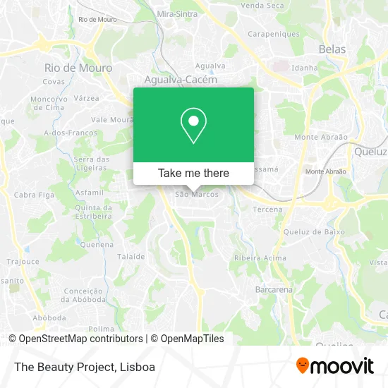 The Beauty Project map